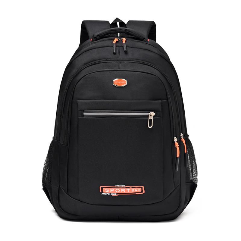 Simple Letter Printed Men Casual Computer Backpack For Business And Commuting