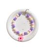 Pet Beads Chain Dog Cat Necklace Collar with Flower Pendant Adjustable Fashion Jewelry Accessories for Small Dogs Puppy