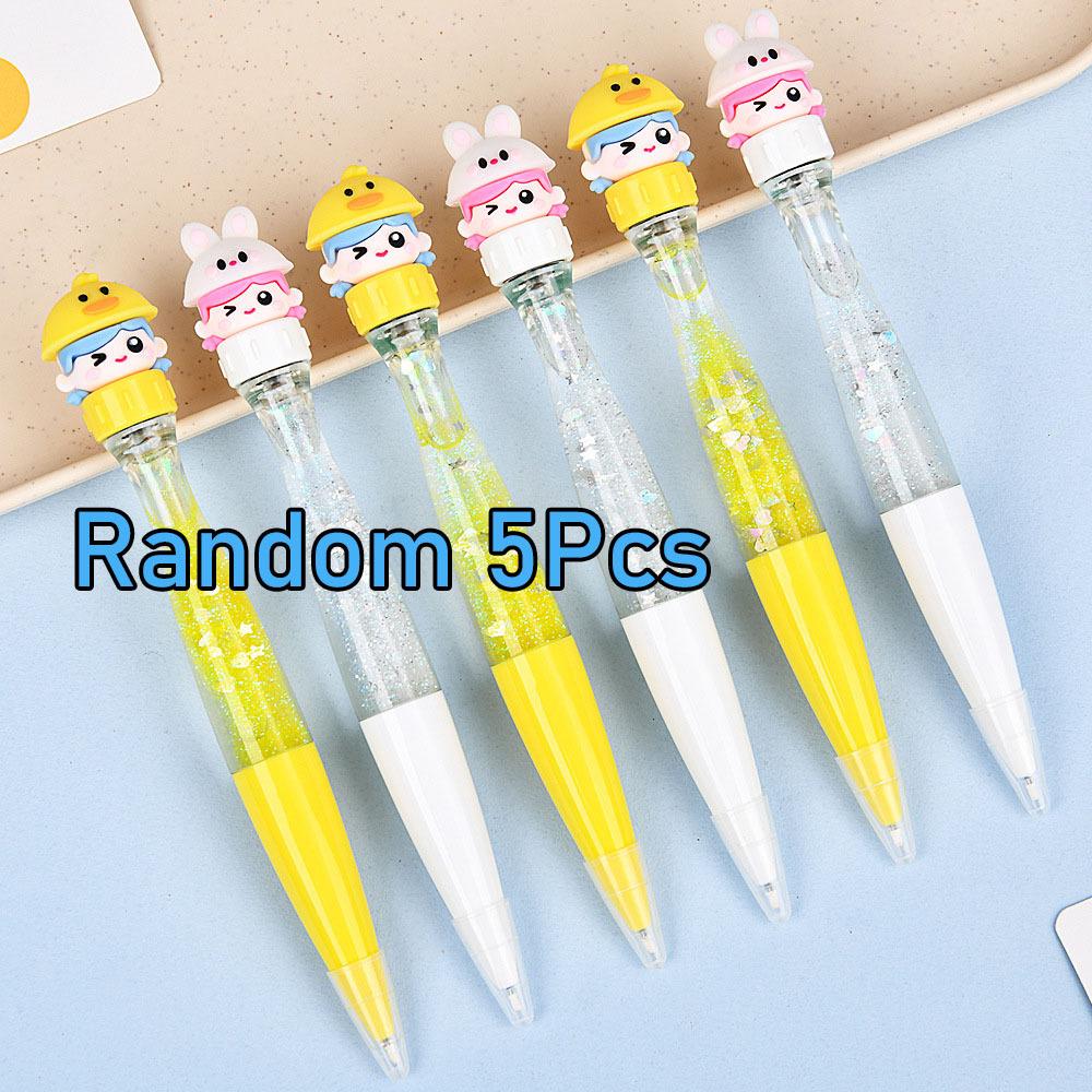 

1Pc Easter Rabbit Design Liquid Sand Shiny Rotated Pens, Congrats Grad Stationery Gift, graduation Season, Business Worker Stationery Signature Nurse Random style 1Pc