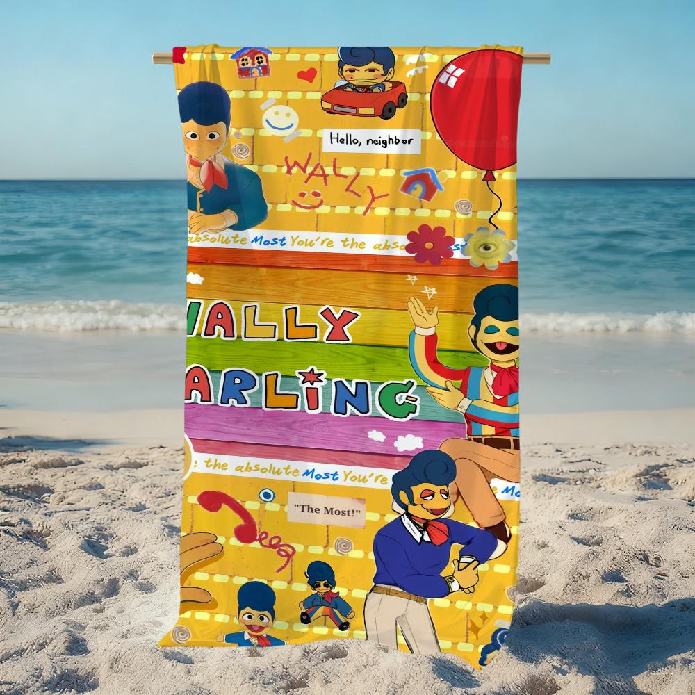 Popular Horror Game W-welcome Home Towel Beach Quick Dry Soft W-wally Pool Towels Gift for Travel Gym Shower Camping sports