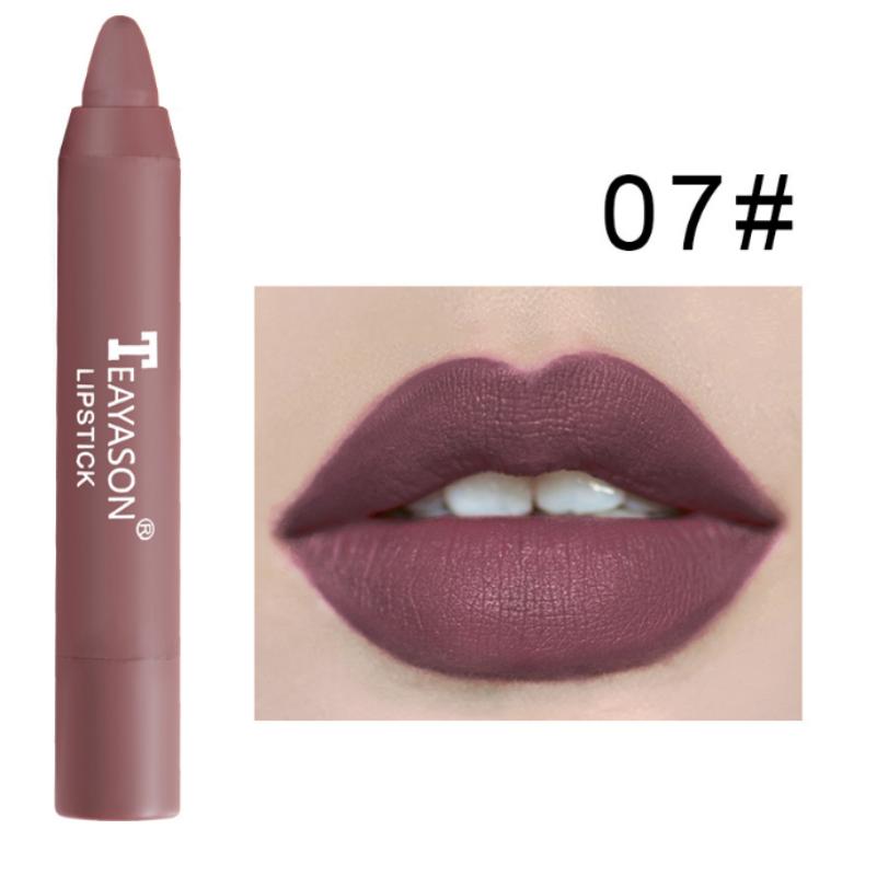 12 Colours Lips Makeup Lipstick Lesk na rty Kosmetická rtěnka s dlouhotrvající hydratací