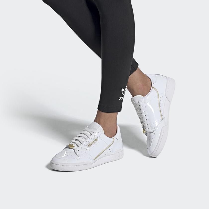 Adidas Continental 80 'White Gold' Women's FU9980