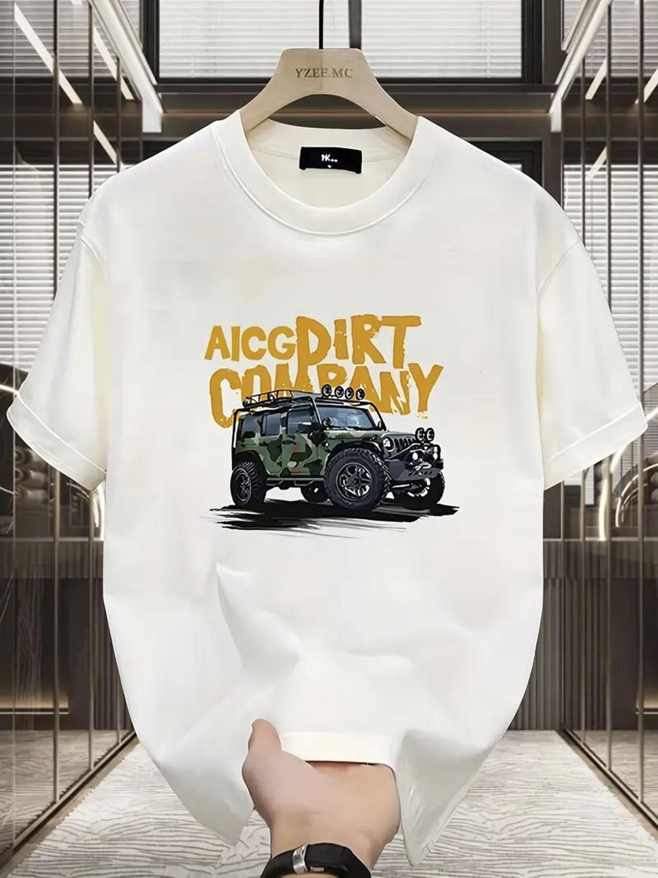 Mens 100 Cotton TShirt Breathable and durable casual tshirt machine washable suitable for spring summer and autumn S