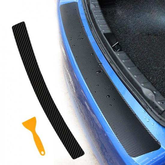Trunk Protector Trim Rear Bumper Guard Sill Plate Cover Sticker Car Accessories