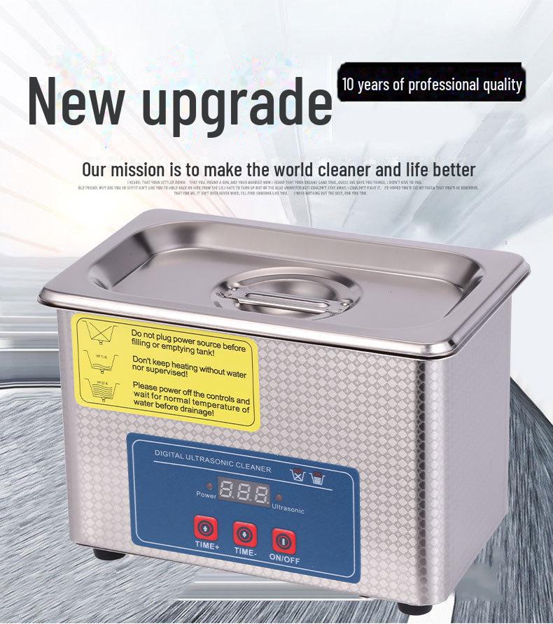 Compact Ultrasonic Cleaner for Gold, Silver, Jewelry, and Glasses