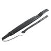 Guitar Strap Leather Adjustable Shoulder Belt Instrument Accessory for Bass Black