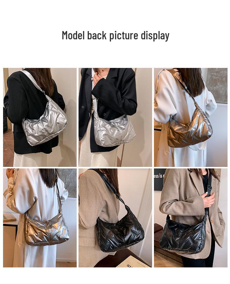 2025 High-End Women's Crossbody Tote Bag – Large Capacity, Soft, Casual Shoulder Bag