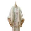 Qipao Hochzeitskleid mit Schal - 2025 Herbst/Winter Kollektion: Warmer dicker Ärmelstil