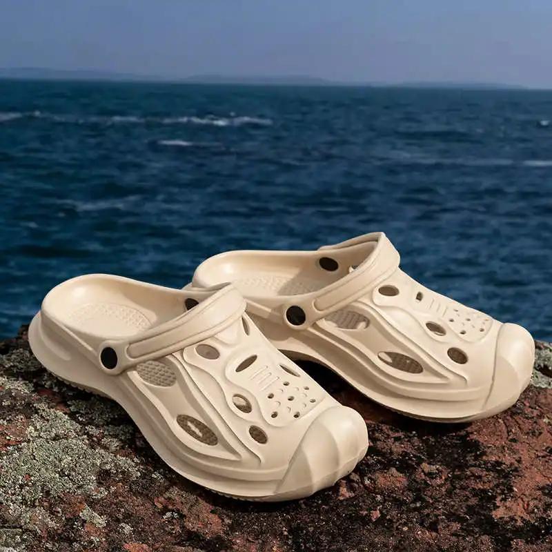 Fashion Mid Heels Low Heel Luxury Brand Man Slipper Sandals Sandals Summer Men's Breathable Shoes Sneakers Sport Tenisse Baskettes