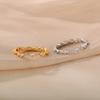 Simple Zircon Rings For Women Charming Couple Wedding Ring Gothic Minimalism Jewelry Accessories Gift Anillos Mujer