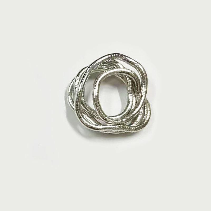 Twisted Snake-shaped Personalized Open-ended Decorative Necklace Collar for Women, Multiple Wearing Options, Headwear, High-end Style
