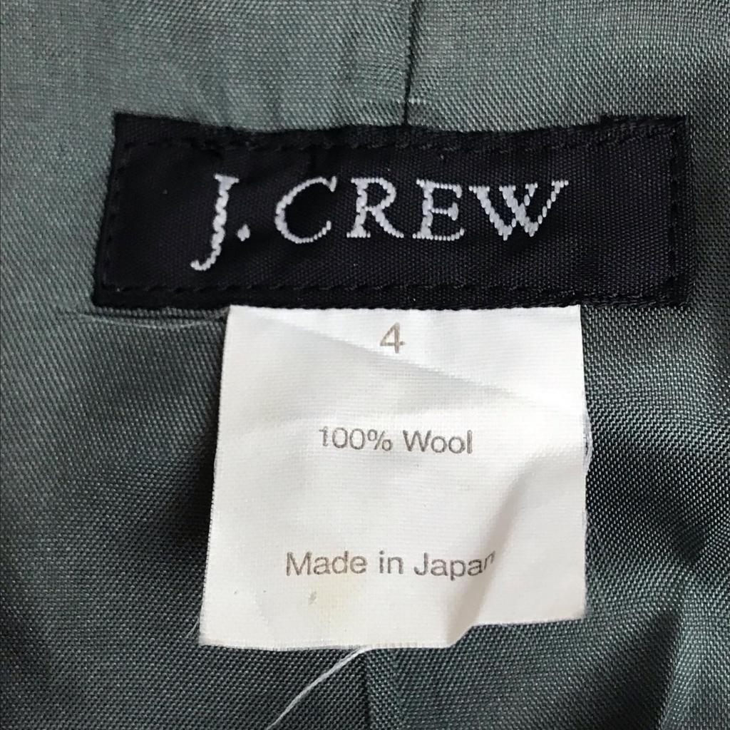 j.crew Mini Skirt Suit Set [4/Women L-XL/Gray] Japan Made(USED)