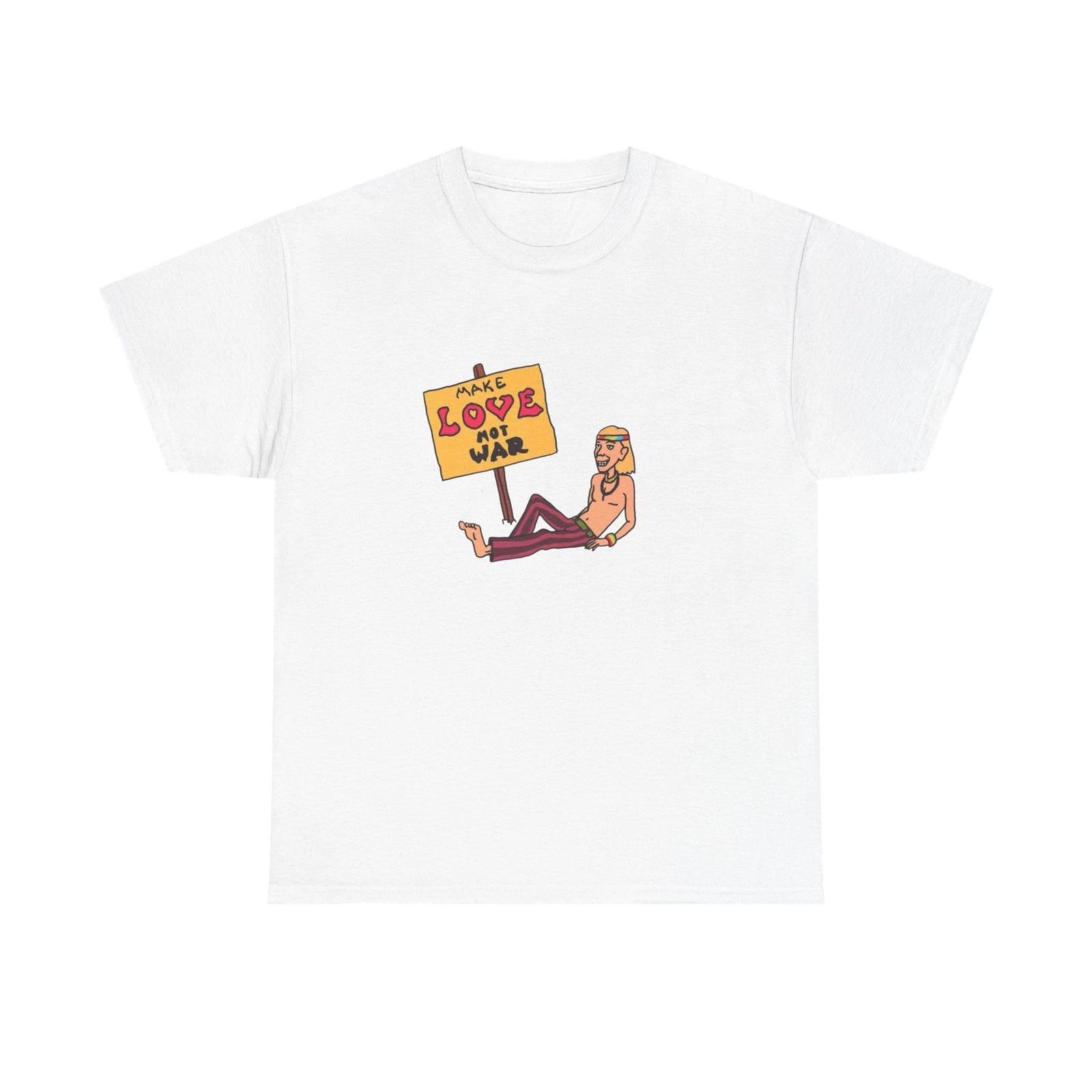 Make Love Not War Graphic T-Shirt Men s Women s Heavy Cotton Tee NEW GIFT S