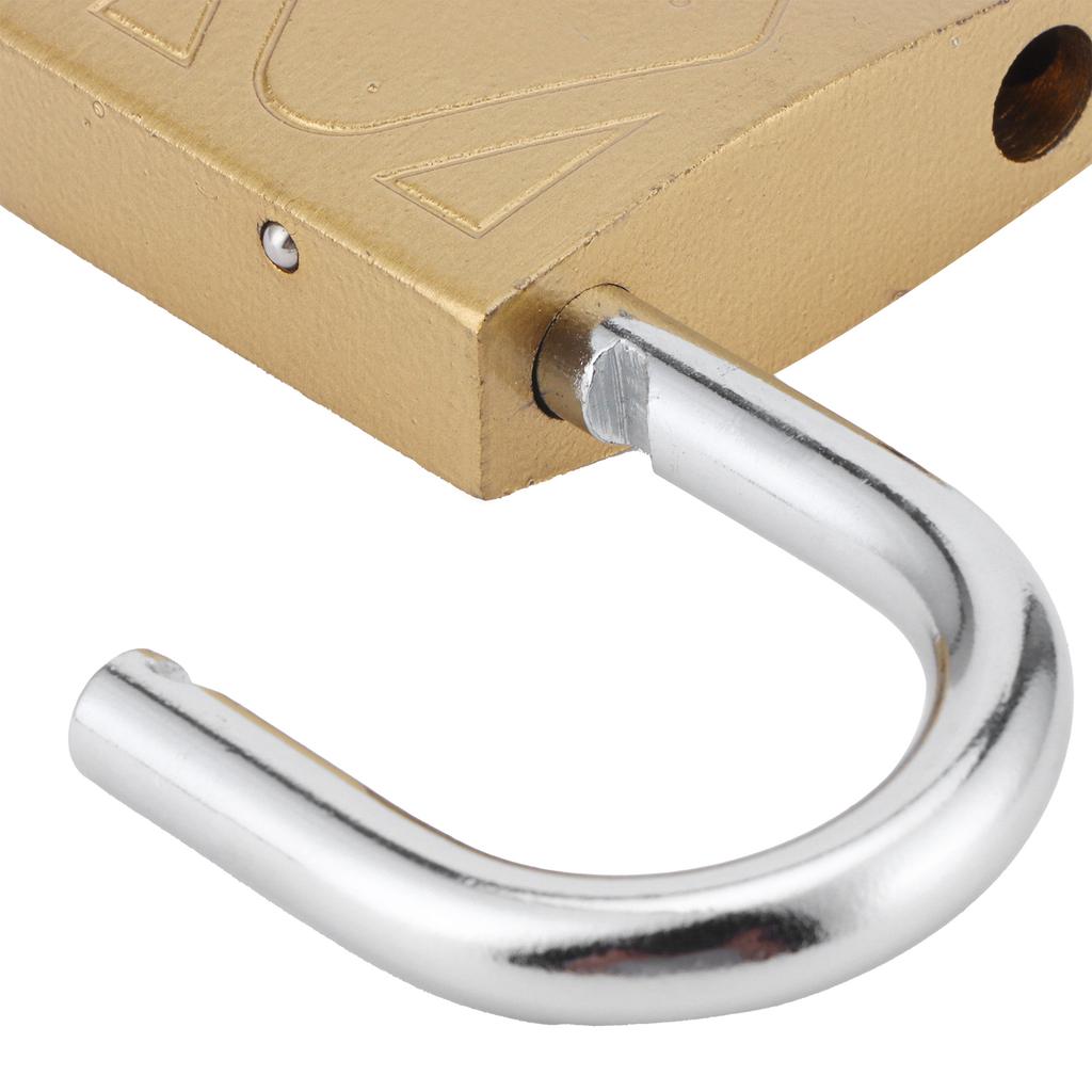 Household Outdoor Padlock with 3 Keys MediumThick Brass Iron Padlock for Door Cabinet(40mm )
