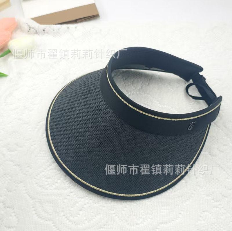 Sun protection cap Foldable women's summer large brim Empty top hat UV protection sun hat Outdoor cycling sun hat