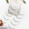 Dream Deer W-71 Natural V-Shape Manga False Eyelashes for Beginners - Transparent Stem One-Piece.