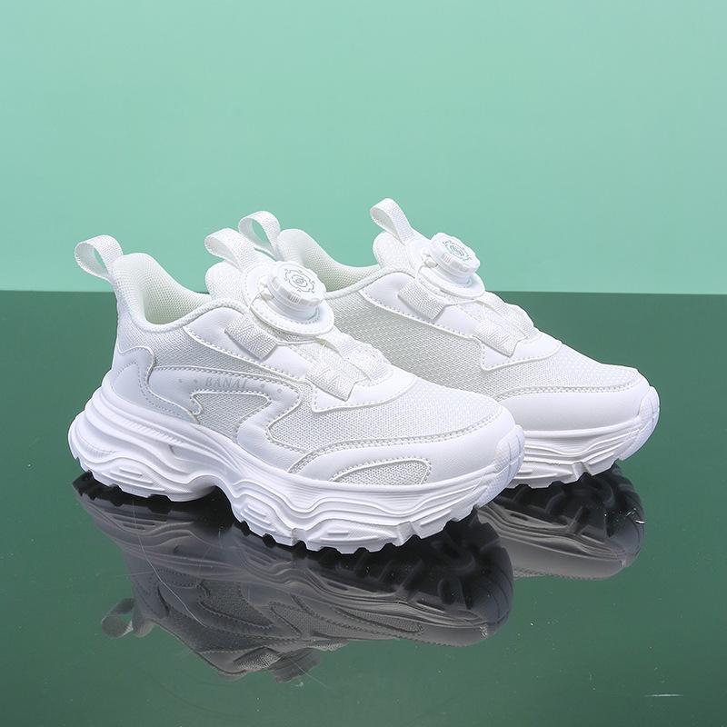 

Black little white shoes sports shoes autumn children s mesh little white shoes medium children s white wave shoes school travel shoes 39