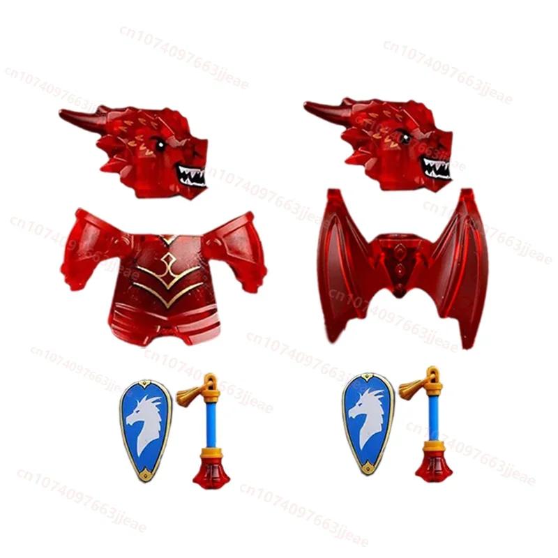 048 047 Undead Dragon Knight Bricks Anime Dragon Knights Building Blocks DIY Action Figure Collection Model Decor Doll Toy Gift