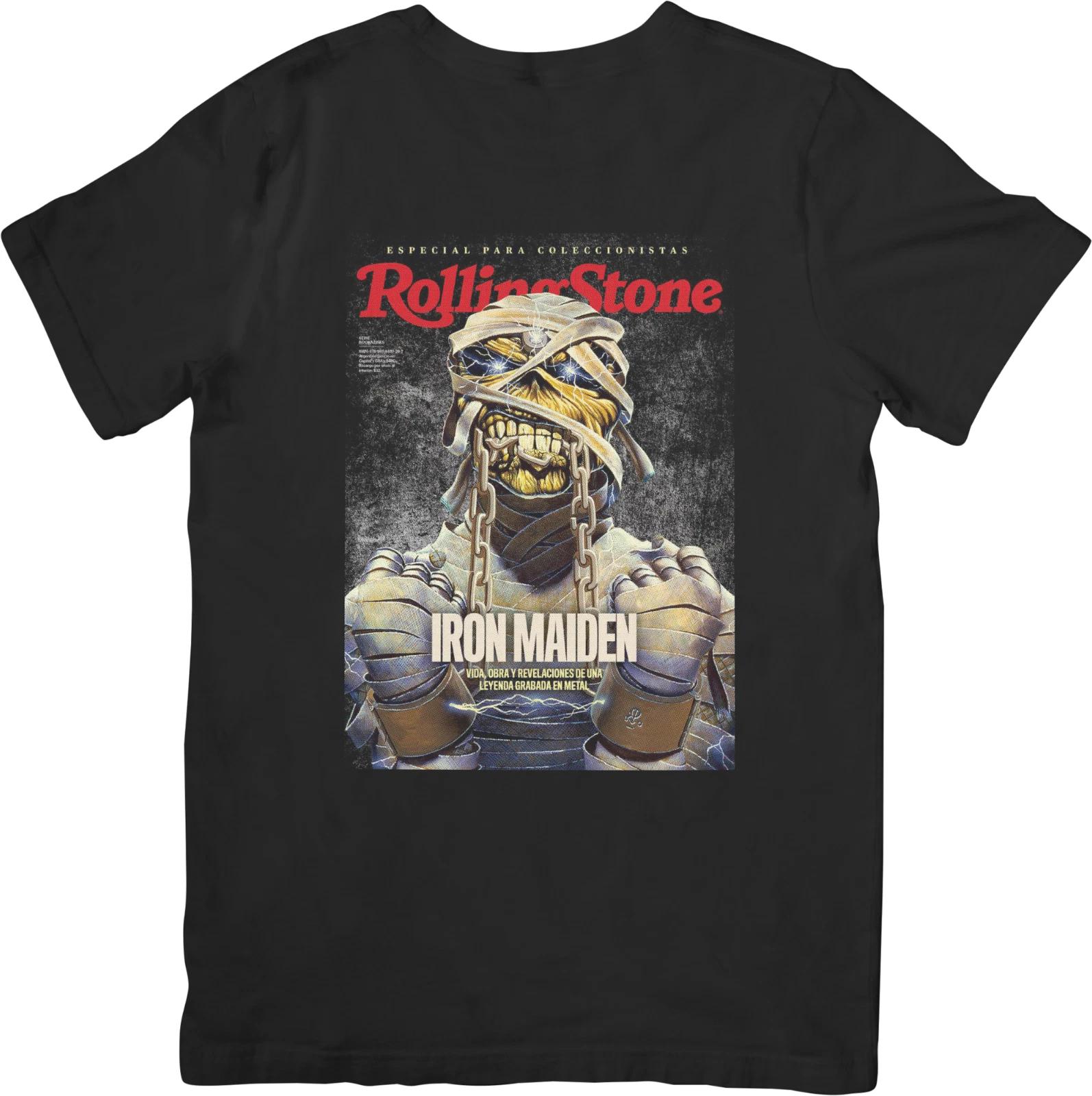 

Iron Maiden Music Футболка унисекс из качественного хлопка черного цвета для мужчин и женщин L