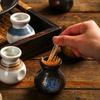 Retro Ceramic Toothpick Holder Japanese Style Cotton Swab Storage Jar  Restaurant