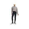Under Armour Solid 1/4 Zip Mock Neck Fleece Training Sweatshirt Women Sweatshirt Gray 1379772-294