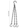 Flower Pot Basket Hanging Chain 40CM Three Sets Of S-shaped Hooks Flower Basket Decoration Hanging Chain Pendant Chain