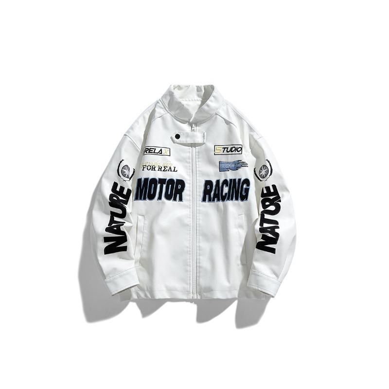 

Съемная куртка-локомотив, пара, ретро, хип-хоп, свободная и универсальная, для пары, бейсбольная куртка, новая куртка для мужчин 3XL белый