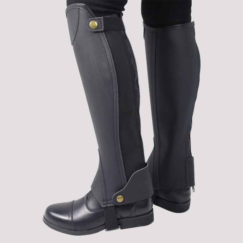 Junshi Equestrian Leather Leg Guards