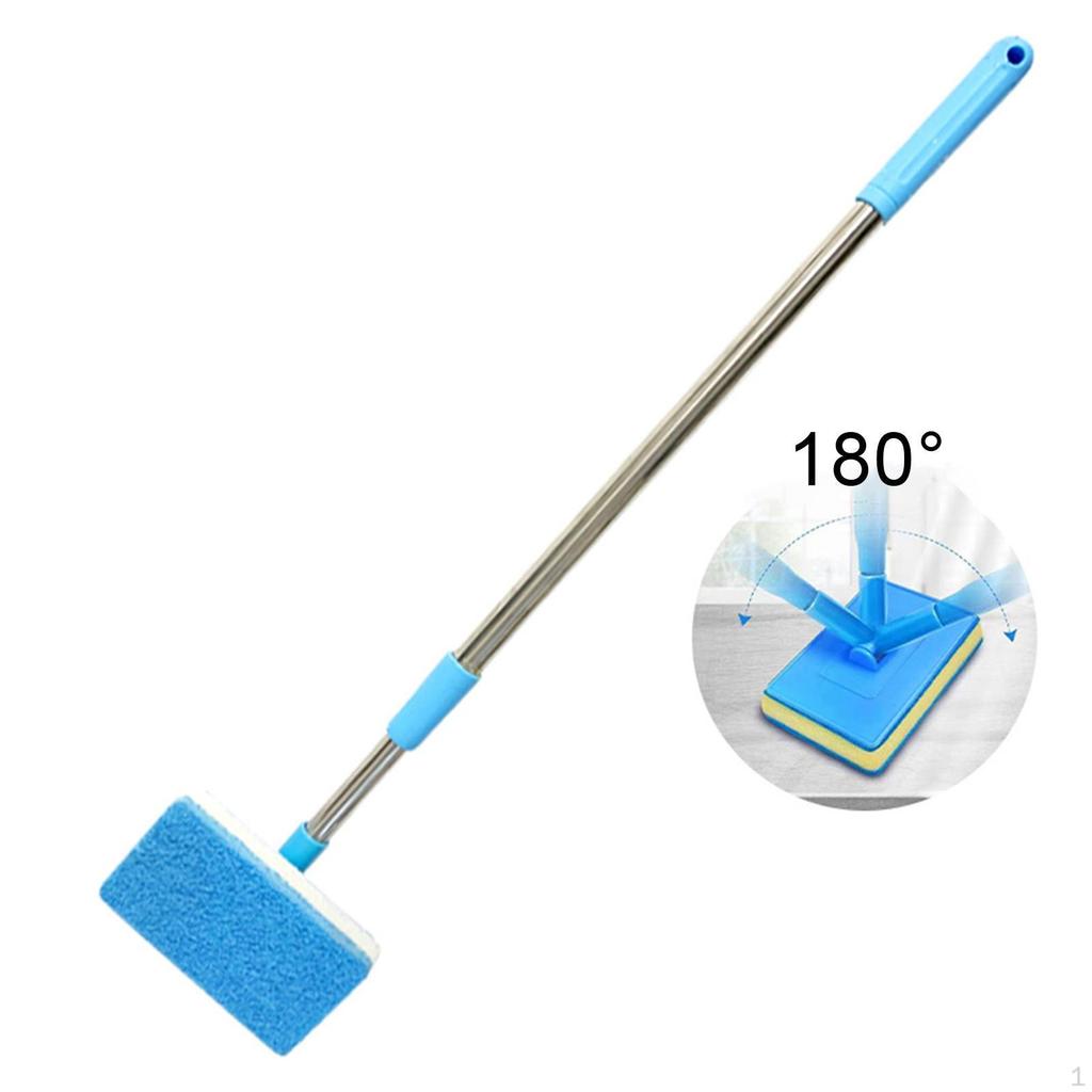 Szczotka do czyszczenia zbiornika 55-95cm Teleskopowy uchwyt Narzędzie akwariowe dla