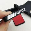 3D ABS Logo AMG Emblem Car Front Grille Badge For Mercedes Benz GLC A B C E Class W204 W205 W212 W213 GT AMG Sticker Accessories