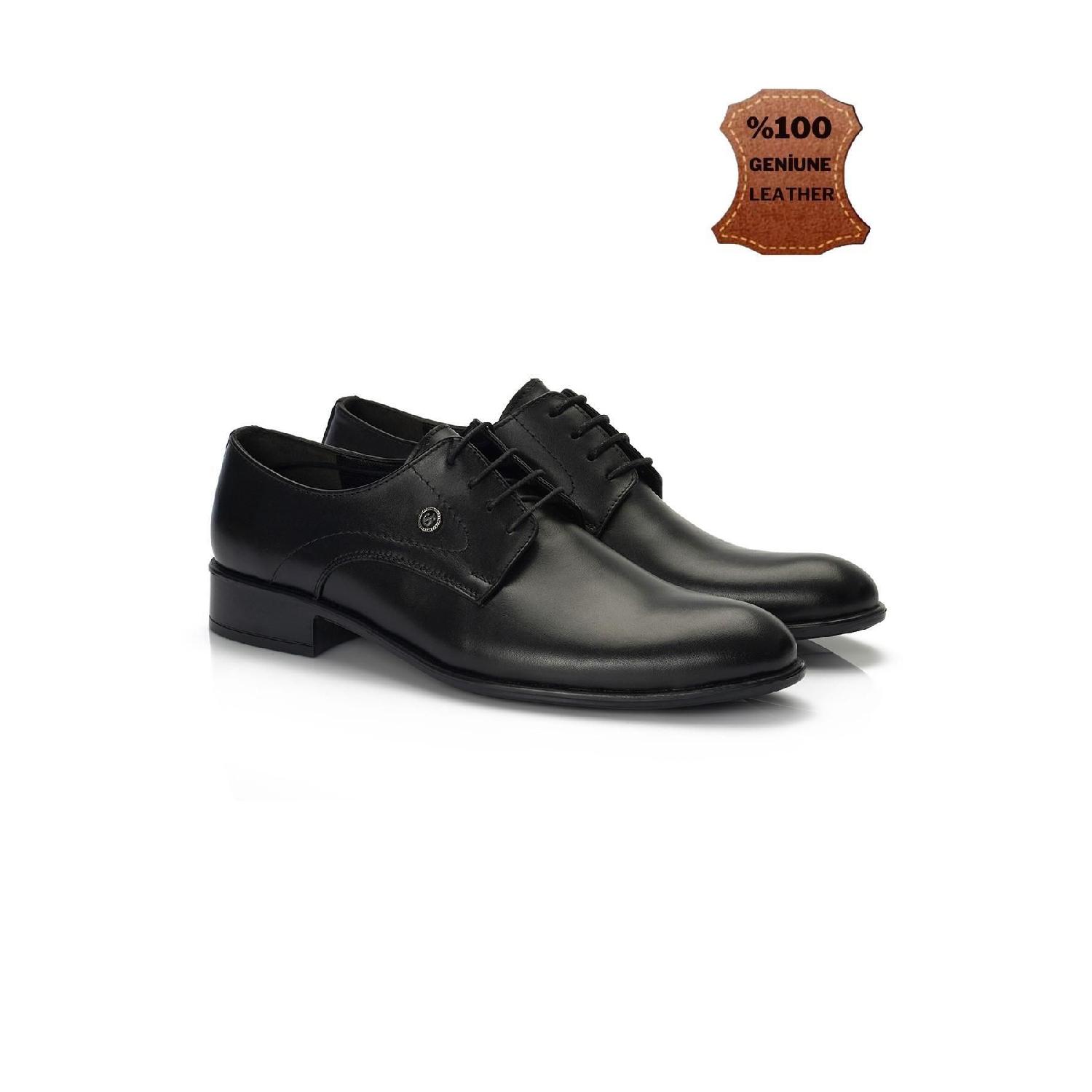 

H043 Genuine Leather Classic Men s Shoes 40 чорний