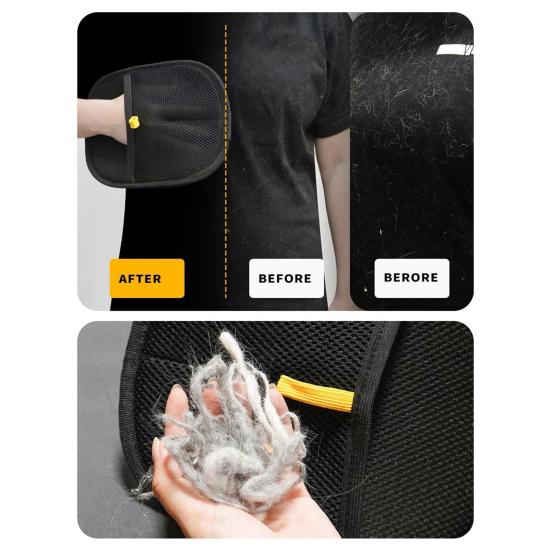 

Yousheng 1/2/3 шт. двухсторонняя перчатка для ухода за домашними животными, многоразовая перчатка для удаления шерсти кошек, массажная варежка для собак, щетка для линьки, купания, ухода 1pc