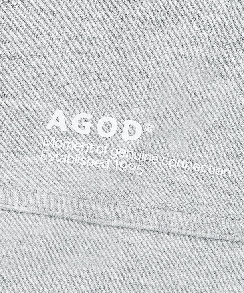 AGOD Carpenter Out Pocket Wide Sweat Shorts [Heather Grey]