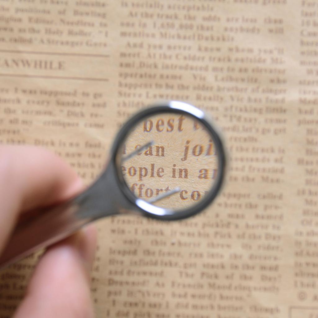 Magnifying Glass Tweezer Hand-held Magnifying Glass with Tweezer Repair Tools Tweezer with Magnifier for Jewelry Repair