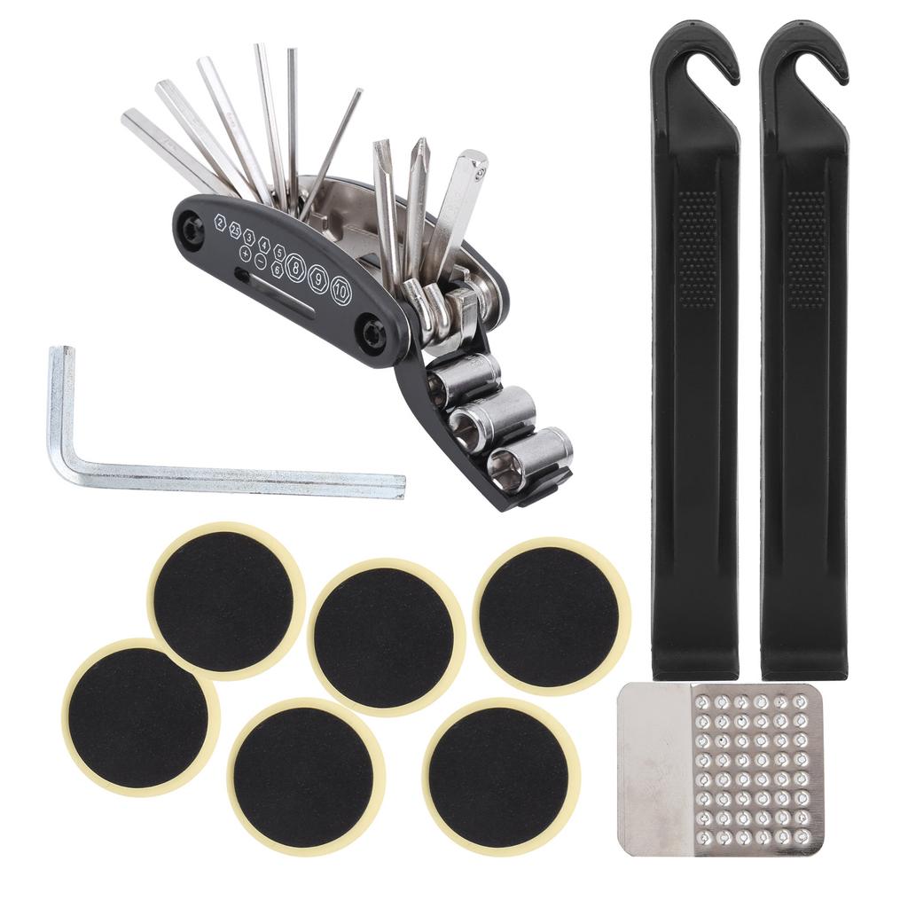 Mountain Bike Combination Tool Kit Cycling Equipment Portable Bicycle Tyre Repair Tools