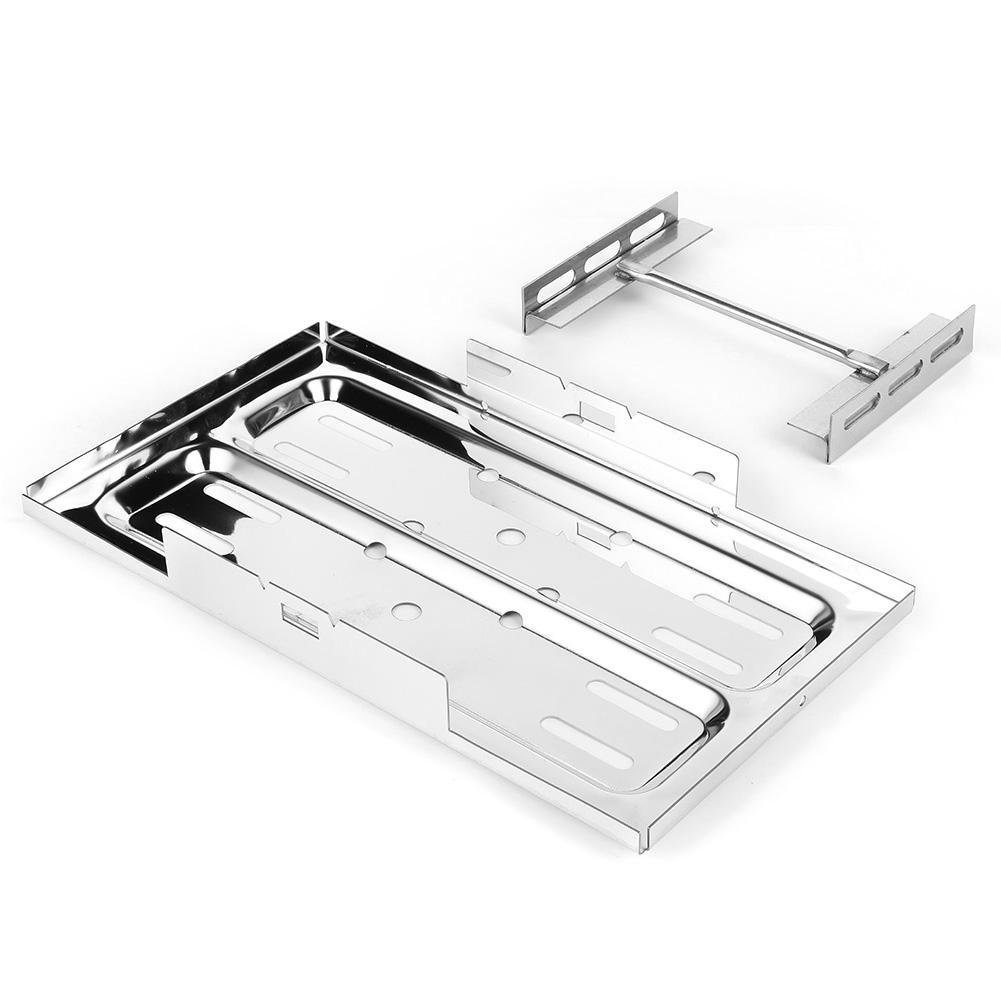 Battery Tray Stainless Steel Universal Polished Holder Hold Down Kit 7 1 2 X 13 1 4in