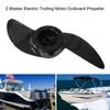 2 Blades Boat Propeller Outboard Motor Propeller Electric Trolling Motor Outboard Propeller for 32lb 46lb 40lb