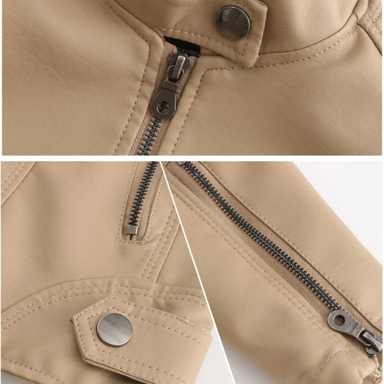 Yeni Moda Oversize Crop Racer Biker Ceket Kadın PU Suni Deri Motosiklet Bomber Mont İnce Fermuarlı Günlük Dış Giyim Plus Size S'den 4XL'e