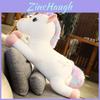 Adorable Pink And White Unicorn Plush Pillow Soft Cozy Cushion For Kids Birthday Gifts