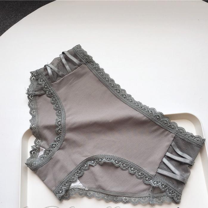 

Милое сексуальное женское нижнее белье из ледяного шелка с кружевной кромкой и низкой талией, эластичное большое женское нижнее белье из ледяного шелка One Size