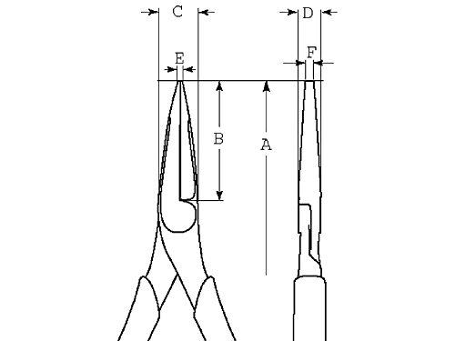 Bahco Round Nose Pliers 2421 G-160