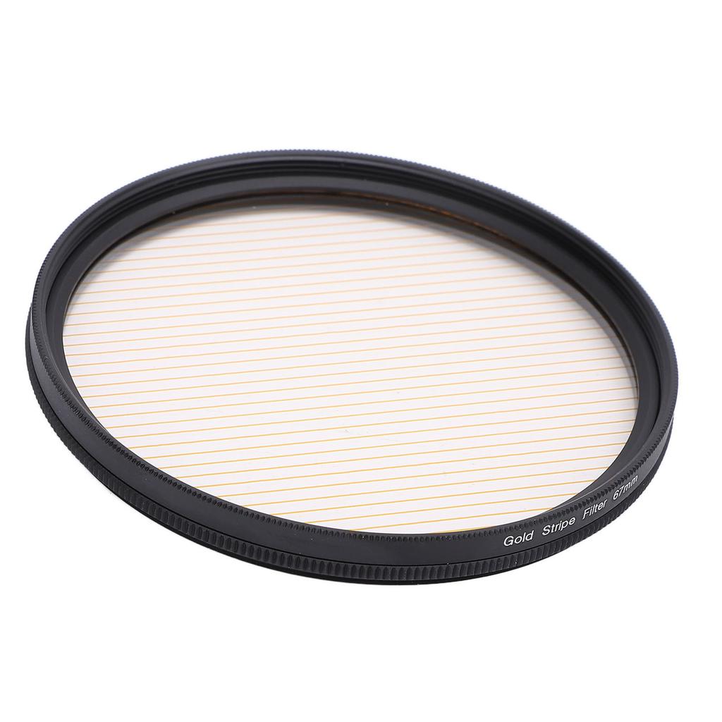 Camera Streak Filter 67mm Optical Glass Streak Special Effect Lens Filter with Storage Box for