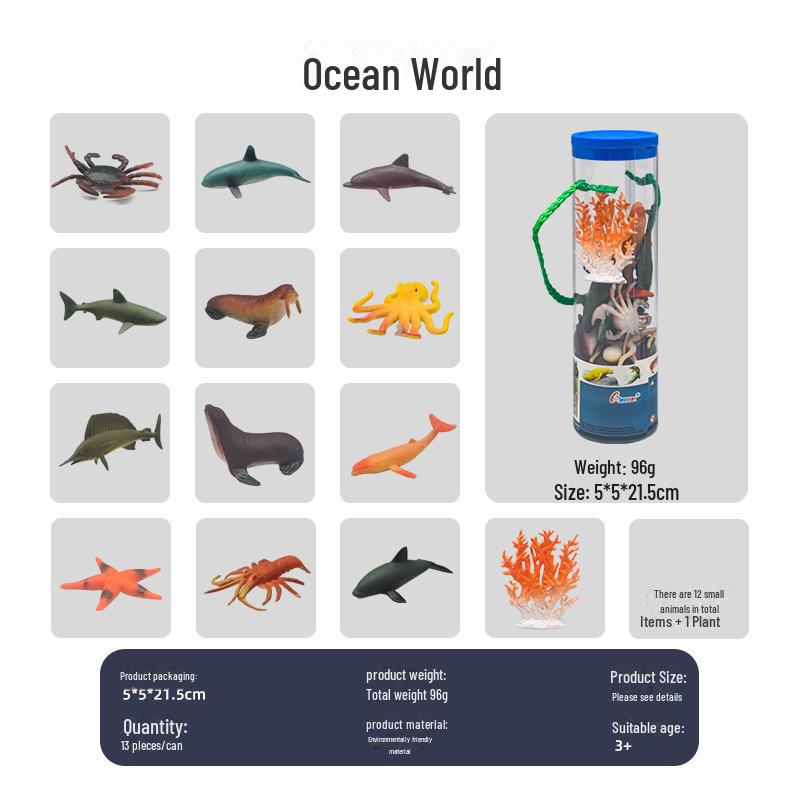 

Набор развивающих игрушек для детей «Имитация динозавров и насекомых»