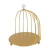 Bird Cage Cosmetic   Gold Space Saving Iron Unique Multifunctional Birdcage Makeup Display Rack for Bathroom