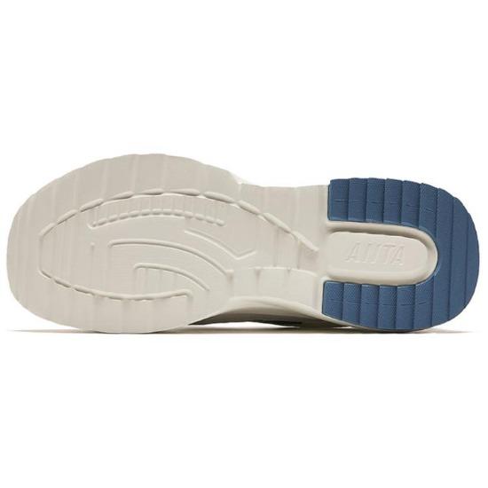 Anta Little Rock Candy Shock Absorbing Wear Resistant Low Top Casual Shoes Men Casual Shoes White Gray Blue 912428803-2