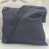 PRADA Tessuto Nylon Shoulder Bag Crossbody Pochette Sacoche Silver Hardware Triangle Logo Plate Black Men Women