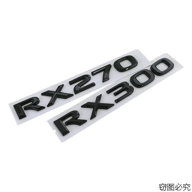 DFW5 ABS Car Body Badge Rear Trunk Sticker Letter Decal for Lexus RX270 RX300 RX350 Emblem Exterior Decoration