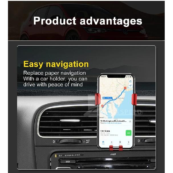 Gravity Car Phone Holder For Volkswagen VW Golf 6 MK6 2009 2010 2011 2012 2013Car Phone Holder Special Fixed Bracket Accessories