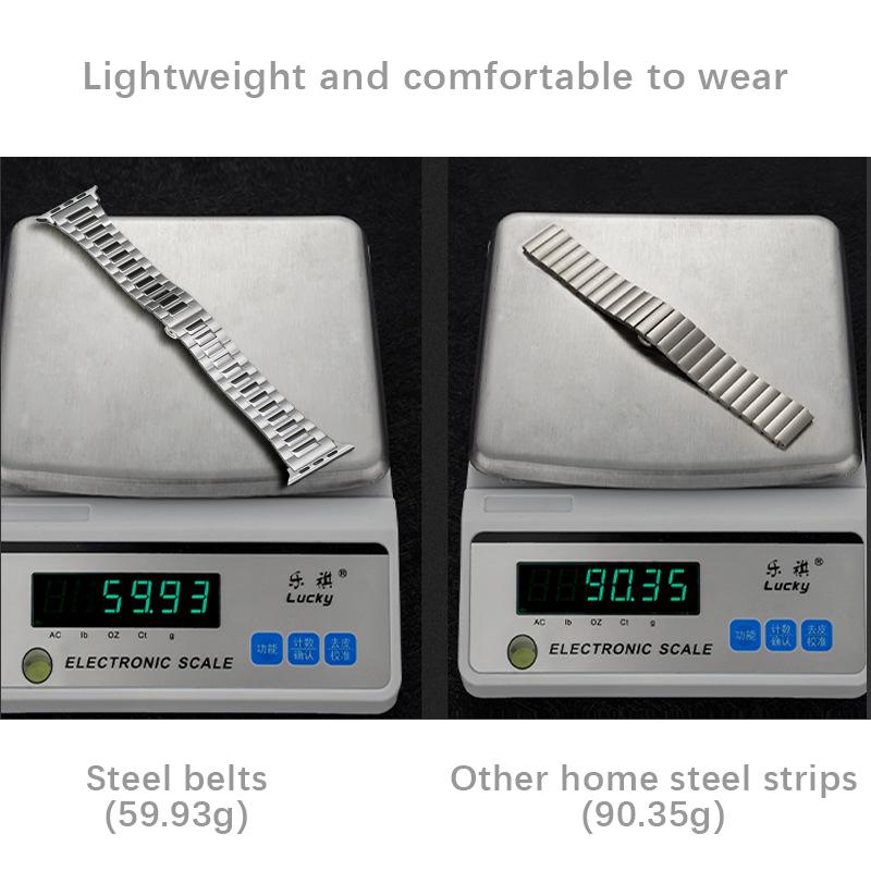 Titanium Strap for Apple Watch Ultra Band 49mm 45mm 41mm Butterfly Buckle Bracelet IWatch Series 8 7 6 5 4 3 SE 40mm 44mm 42mm
