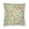 William Morris Hagebutte Quadratisches Kissenbezug Polyester Leinen Samt Muster Reißverschluss Dekoration Kissenhülle Heimkissenbezug